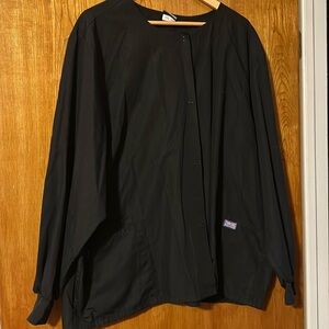 Cherokee Workwear Black Scrub Jacket
